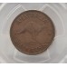 AUSTRALIA 1953 . HALF 1/2 PENNY . ERROR. STRUCK THROUGH CAPPED DIE